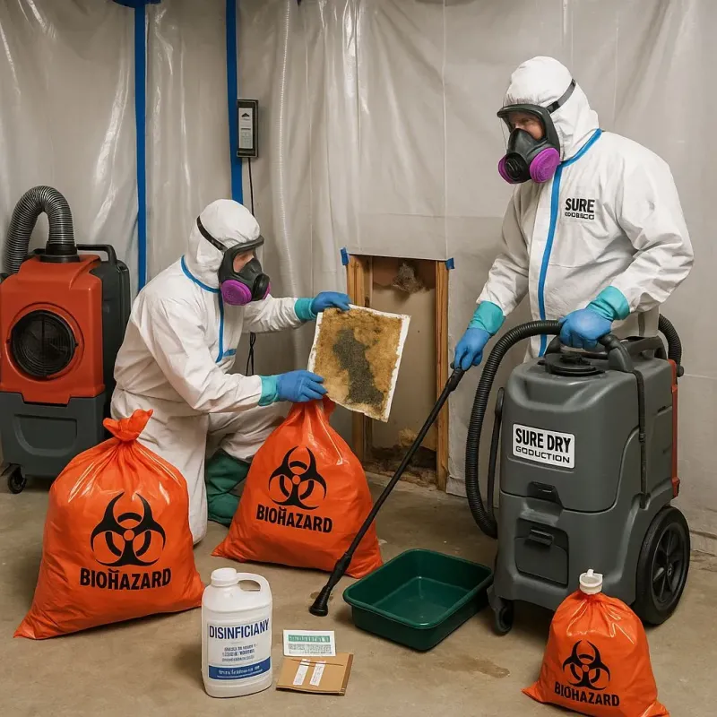 Contaminated Water Handling Protocols process in Burlington, NC
