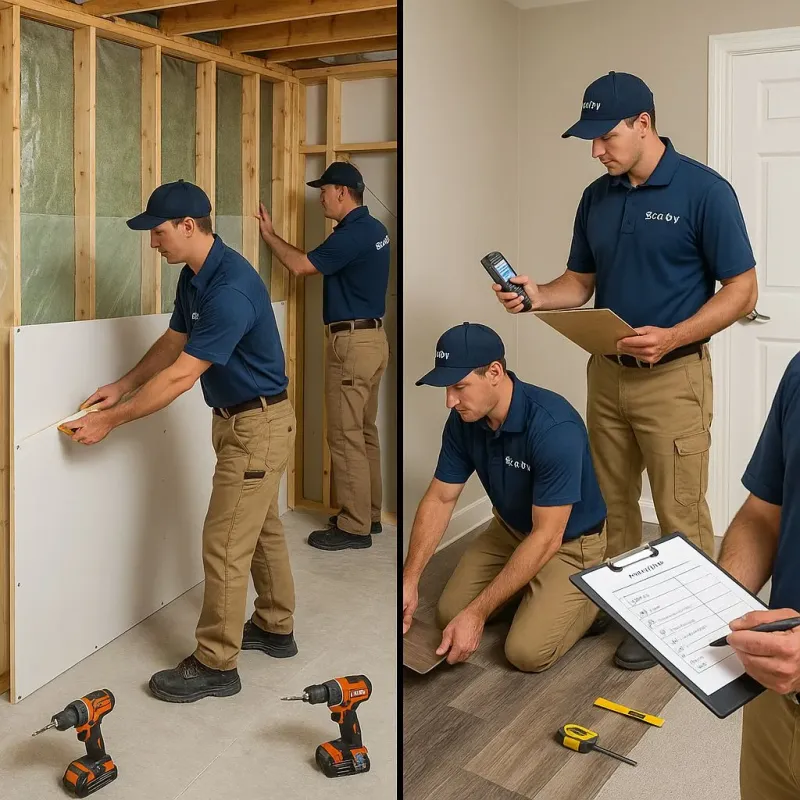 Repairs and Reconstruction process in Burlington, NC